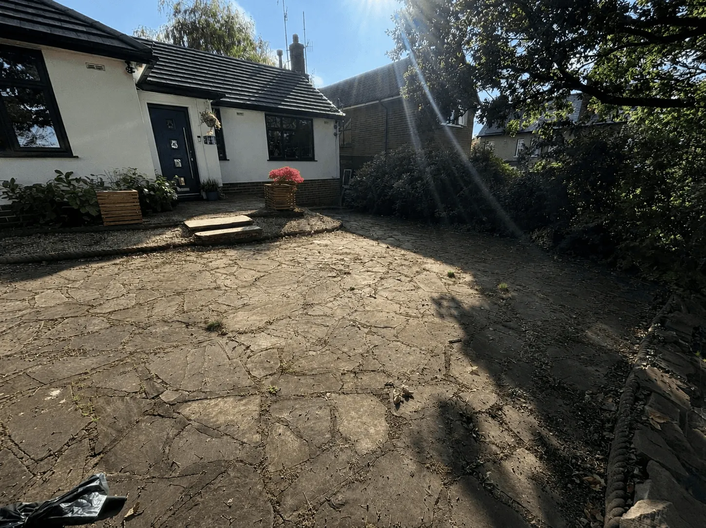 Driveway Transformation: before
